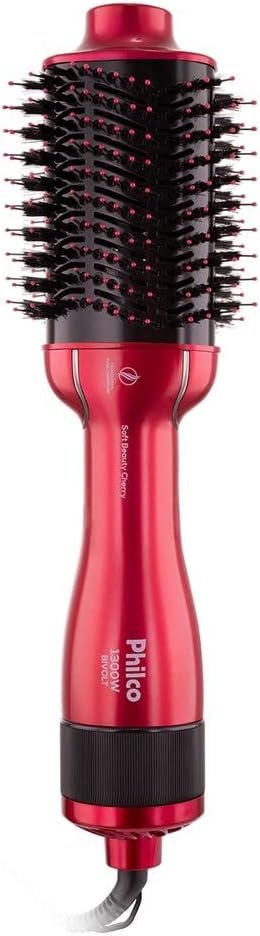 Escova Secadora Philco PEC13 4 em 1 Soft Beauty Cherry Bivolt
