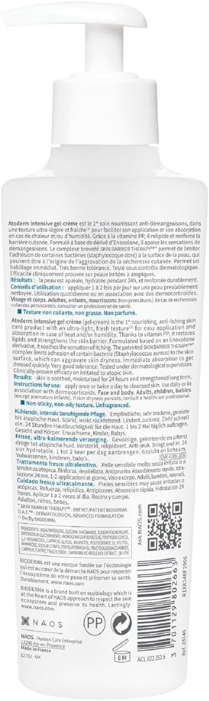Atoderm Intensive Gel Creme 200Ml, Bioderma - Image 8
