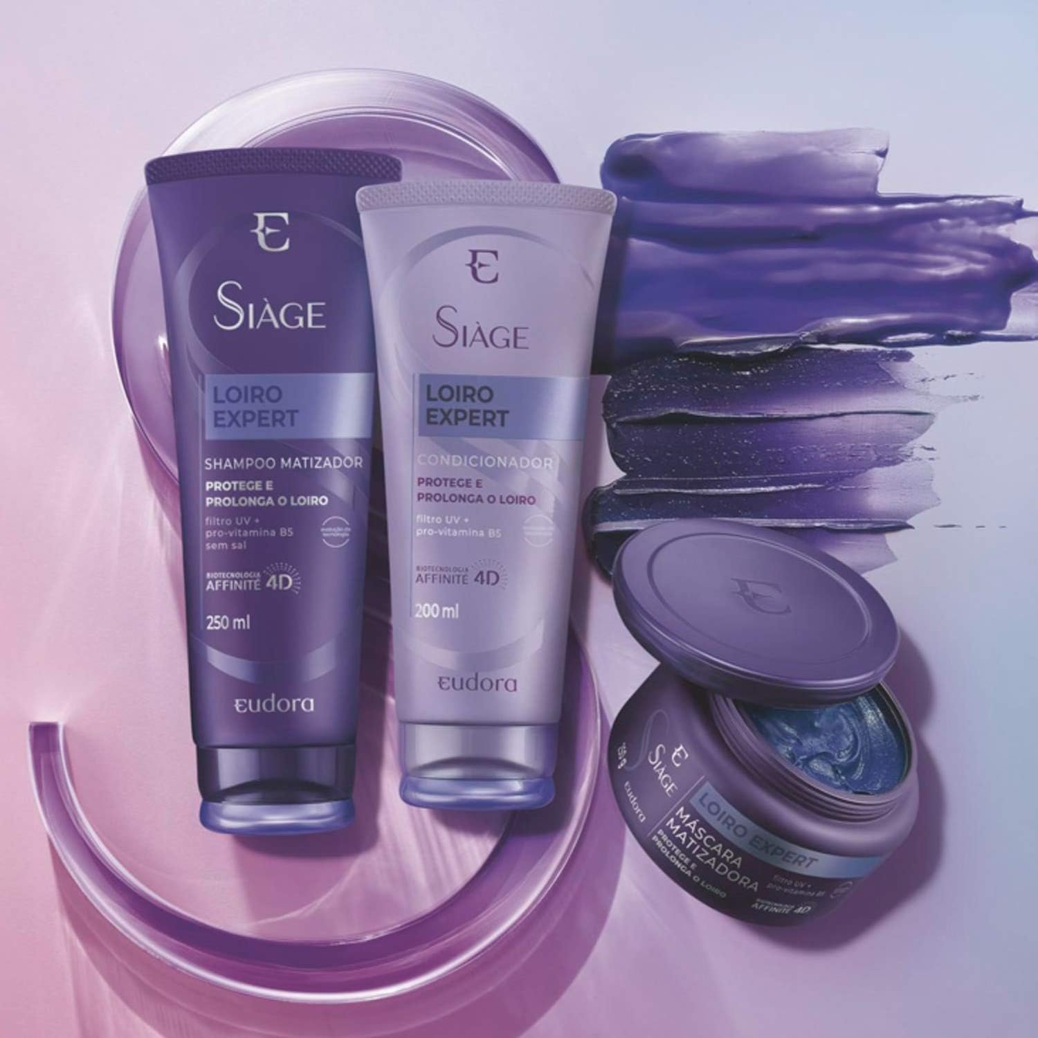 Eudora Kit Siàge Loiro Expert Shampoo + Condicionador + Máscara Matizadora - Image 2