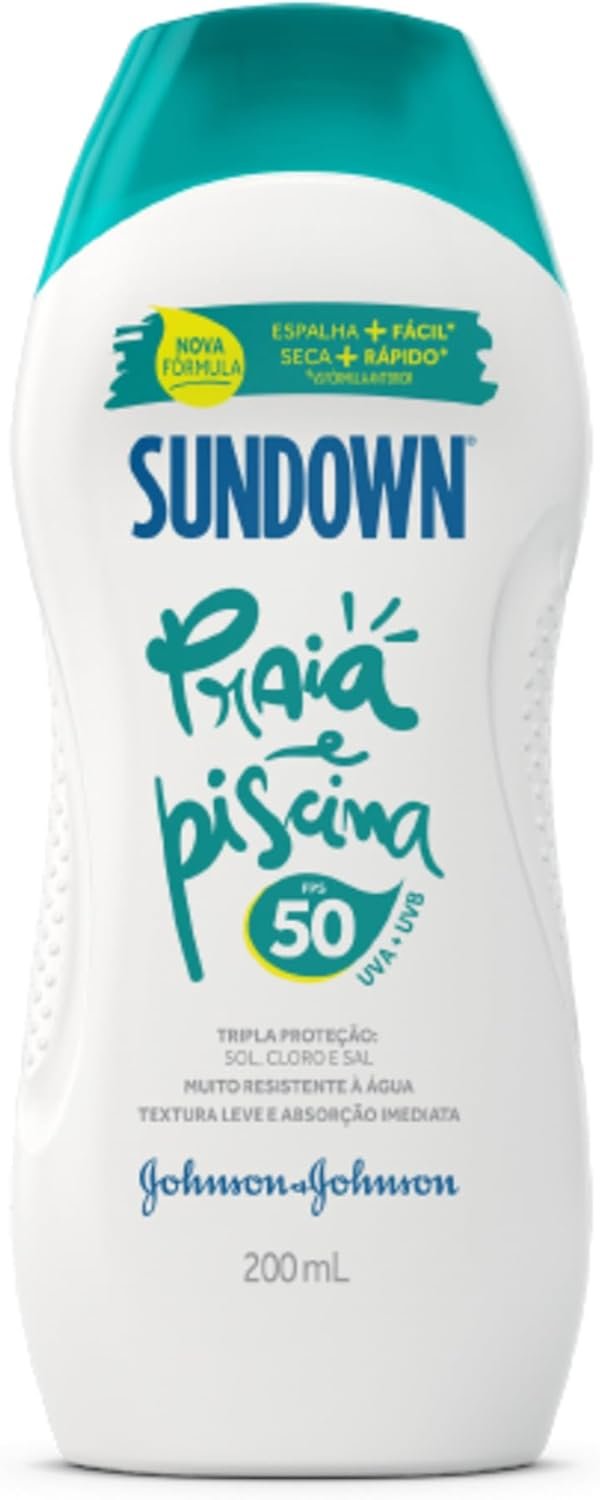 Sundown Protetor Solar Corpo e Rosto Praia e Piscina FPS 50, 120ml, 200ml e 350ml - Image 11