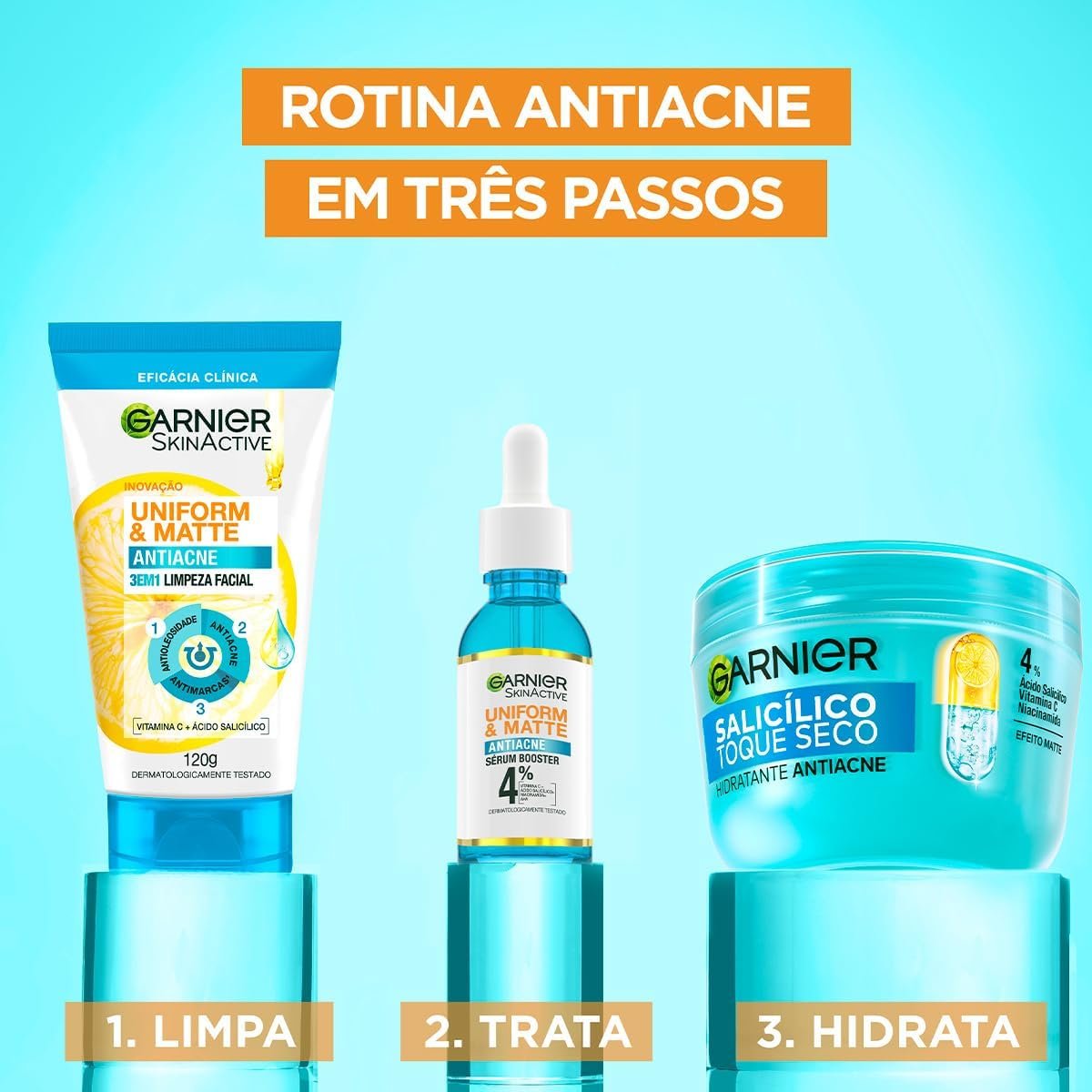 Garnier Hidratante Facial Antiacne Toque Seco com Ácido Salicílico 85g - Image 6