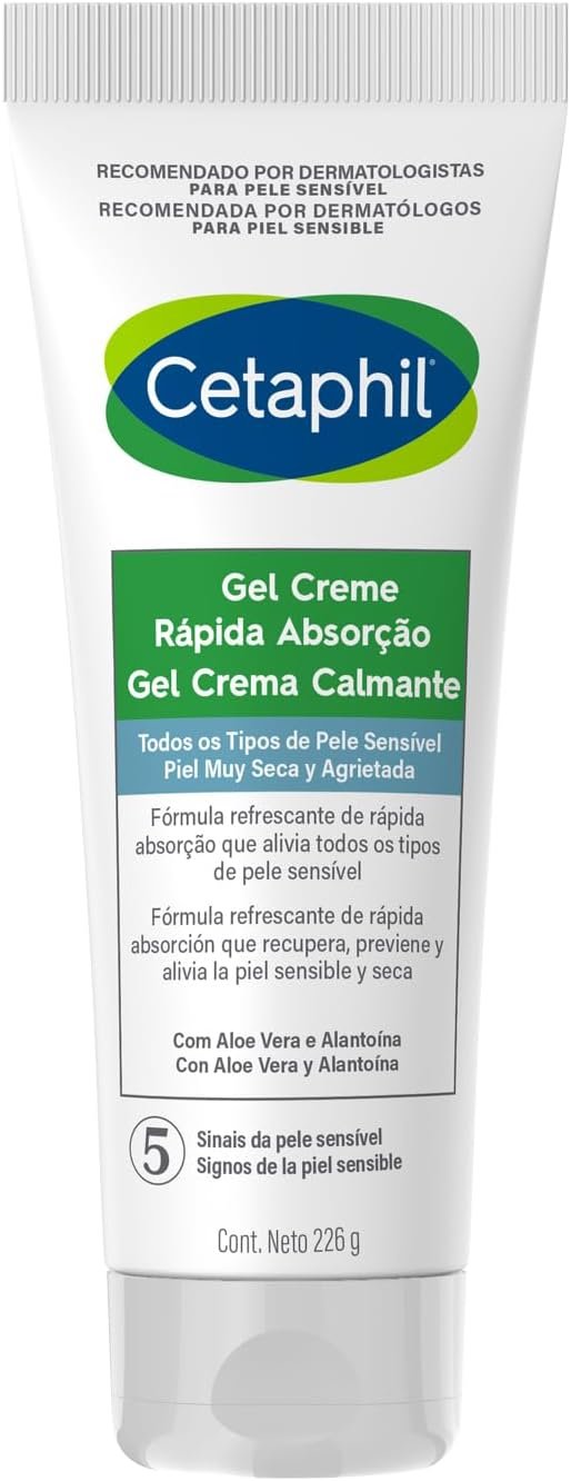 Cetaphil Gel Creme Rápida Absorção Com Aloe Vera 226/453g