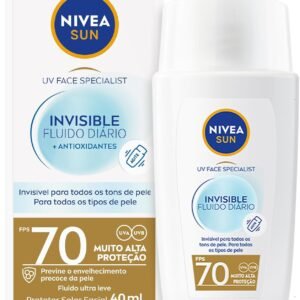 NIVEA SUN Protetor Solar Facial Fluido UV Face Specialist Invisible FPS 70 40ml