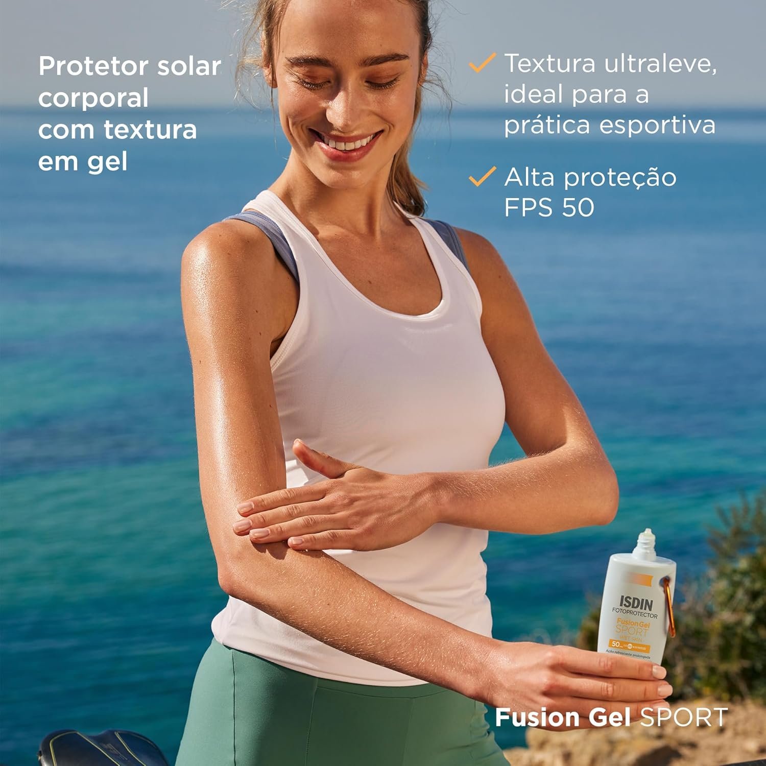 ISDIN Protetor Solar Corporal Fusion Gel Sport FPS 50 – 89,5g - Image 2